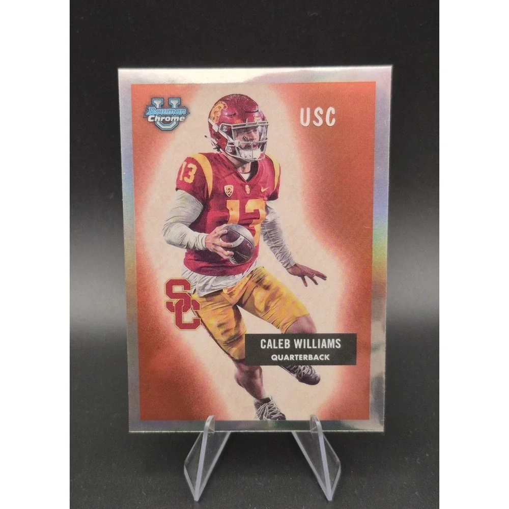 2023 Bowman Chrome University Caleb Williams #55BF-1 1955 Refractor USC Bears